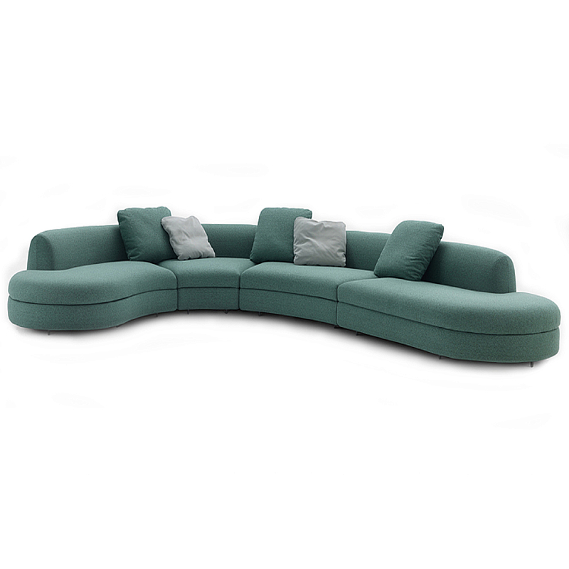 Премиальный Угловой Диван трансформер California Зеленый в Перми | Loft Concept 