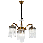 Подвесная люстра с плафонами с виде трубчатых хрустальных подвесок Cadice Chandelier варинант исполнения - 2 | Loft Concept в Перми