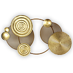 Панно настенное Blank Sheet Golden Orbit варинант исполнения - 1 | Loft Concept в Перми