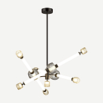 Светодиодная люстра Rovelly Black варинант исполнения - 2 | Loft Concept в Перми