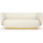Диван с обивкой букле Ambrose Soft Boucle Sofa варинант исполнения - 1 | Loft Concept в Перми
