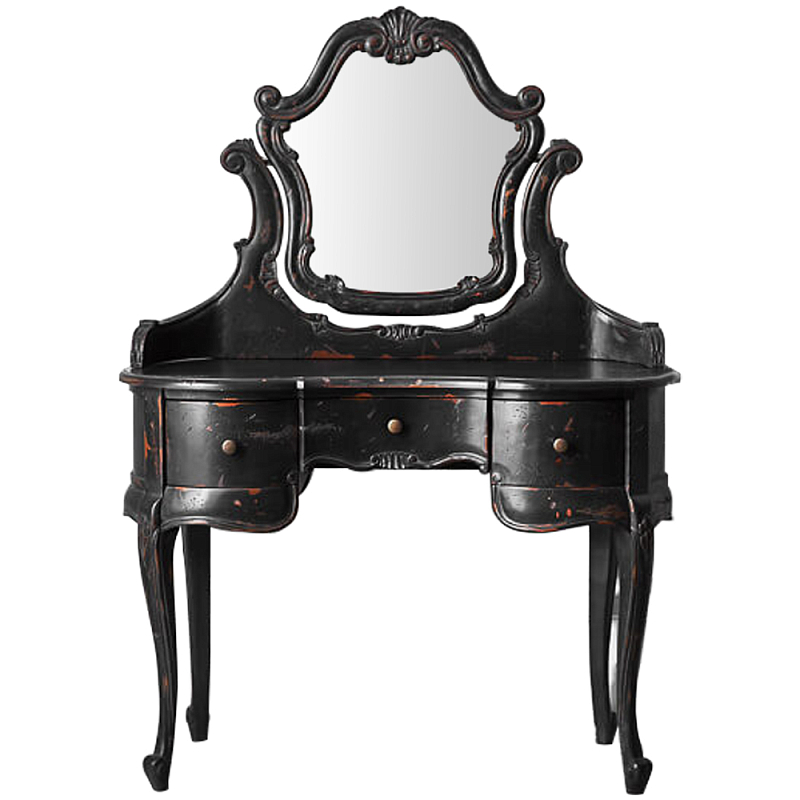 Трельяж Black Felicienne Dressing Table Черный Коричневый в Перми | Loft Concept 