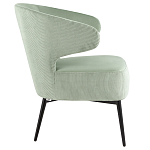 Современное мягкое кресло на металлических ножках Rakush Pistachio варинант исполнения - 5 | Loft Concept в Перми