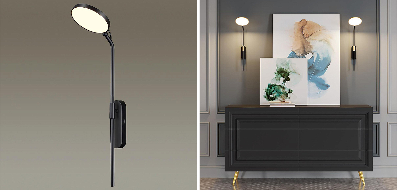 Бра Maxine Light Wall lamp Lantern Black Бра Maxine Light Wall lamp Lantern Black - Loft-Concept в Перми