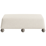 Дизайнерская Банкетка Wakonda с деревянными шариками  варинант исполнения - 2 | Loft Concept в Перми