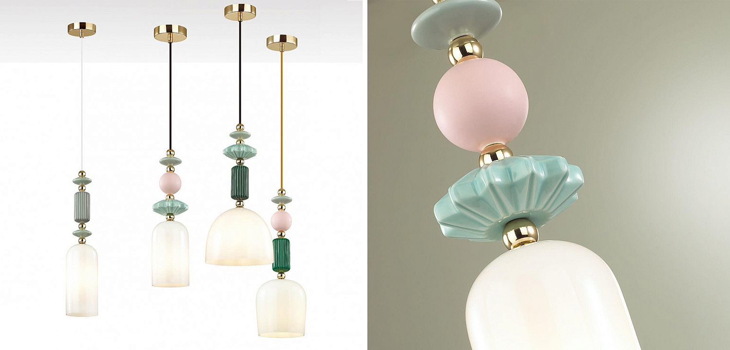 Подвесной светильник Iris hanging lamp candy Подвесной светильник Iris hanging lamp candy - Loft-Concept в Перми