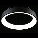 Люстра подвесная светодиодная Black Circle варинант исполнения - 4 | Loft Concept в Перми