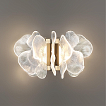 Бра с крупными прозрачными лепестками с рельефной поверхностью Ethereal Bloom варинант исполнения - 4 | Loft Concept в Перми
