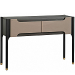 Консоль тёмно-коричневого цвета с 2-мя ящиками Gladstone варинант исполнения - 1 | Loft Concept в Перми