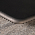 Столик журнальный квадратный  с полкой Sculptural Marble Accent с мрамором  варинант исполнения - 6 | Loft Concept в Перми