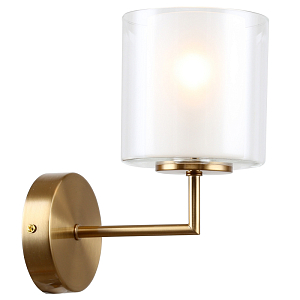 Бра с плафоном из двойного стекла LAURENT Латунь