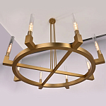 Люстра CANELLE Round Chandelier 8 Modern Brass варинант исполнения - 2 | Loft Concept в Перми