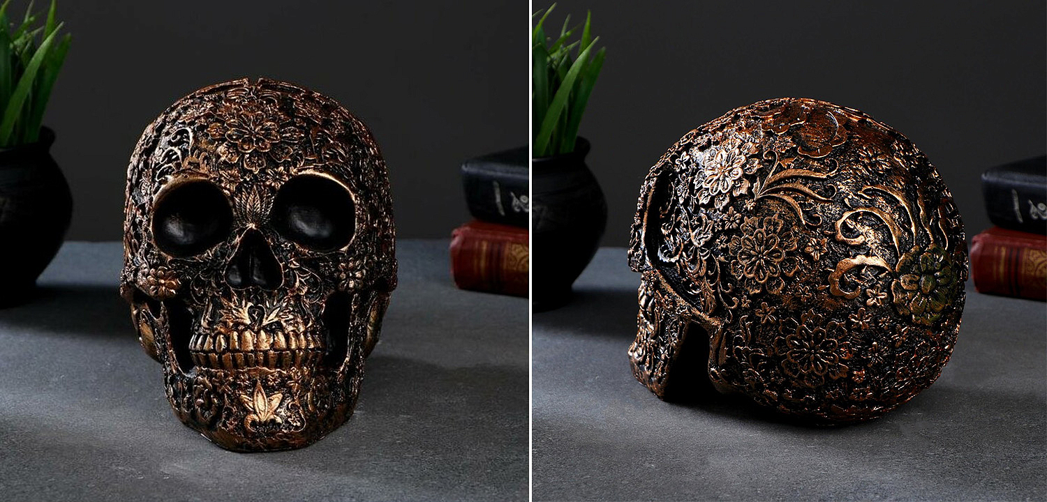 Статуэтка Patterned Skull Статуэтка Patterned Skull - Loft-Concept в Перми