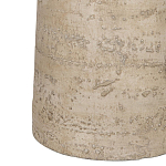 Столик приставной с круглой столешницей Textured Cream Table варинант исполнения - 4 | Loft Concept в Перми