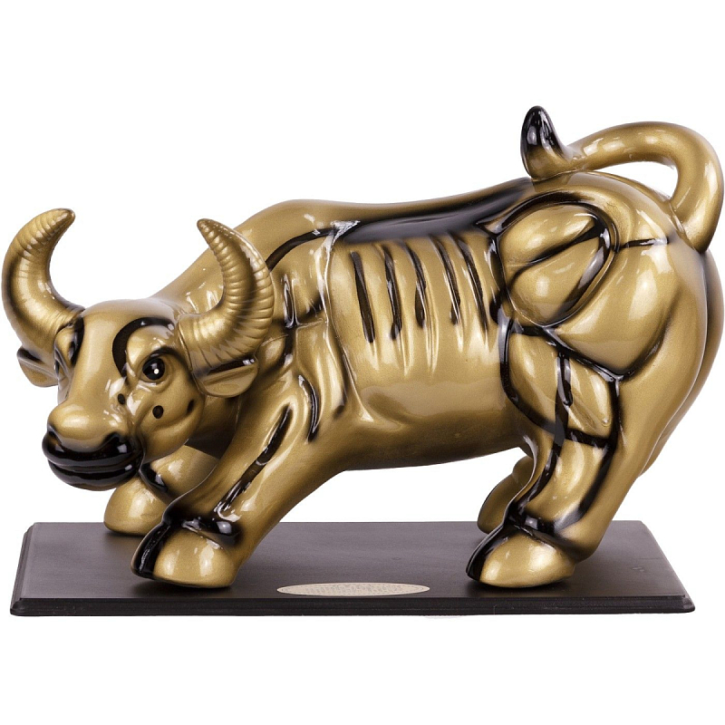 Фигурка Beige bull Коричневый Бежевый в Перми | Loft Concept 