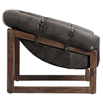 Кресло Duncan винтажная черная кожа варинант исполнения - 3 | Loft Concept в Перми