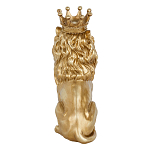 Статуэтка лев с детализированной гривой и изящной короной Lion Crown  варинант исполнения - 3 | Loft Concept в Перми