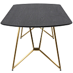 Обеденный стол на металлических ножках Ward Brass Dining Table варинант исполнения - 3 | Loft Concept в Перми