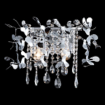 Бра с металлическими лепестками и хрустальными подвесками Leaf Cascade варинант исполнения - 2 | Loft Concept в Перми