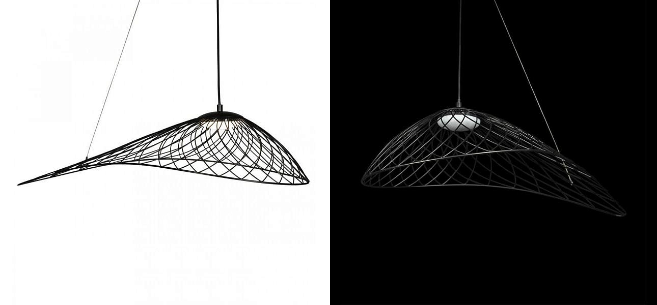 Светильник подвесной Friture Vertigo Pendant Black 75 см Светильник подвесной Friture Vertigo Pendant Black 75 см - Loft-Concept в Перми
