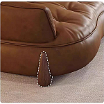 Кресло кожаное с деревянным каркасом Medieval Furniture варинант исполнения - 3 | Loft Concept в Перми