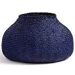 Корзина синяя Elewisa Wicker Basket варинант исполнения - 2 | Loft Concept в Перми