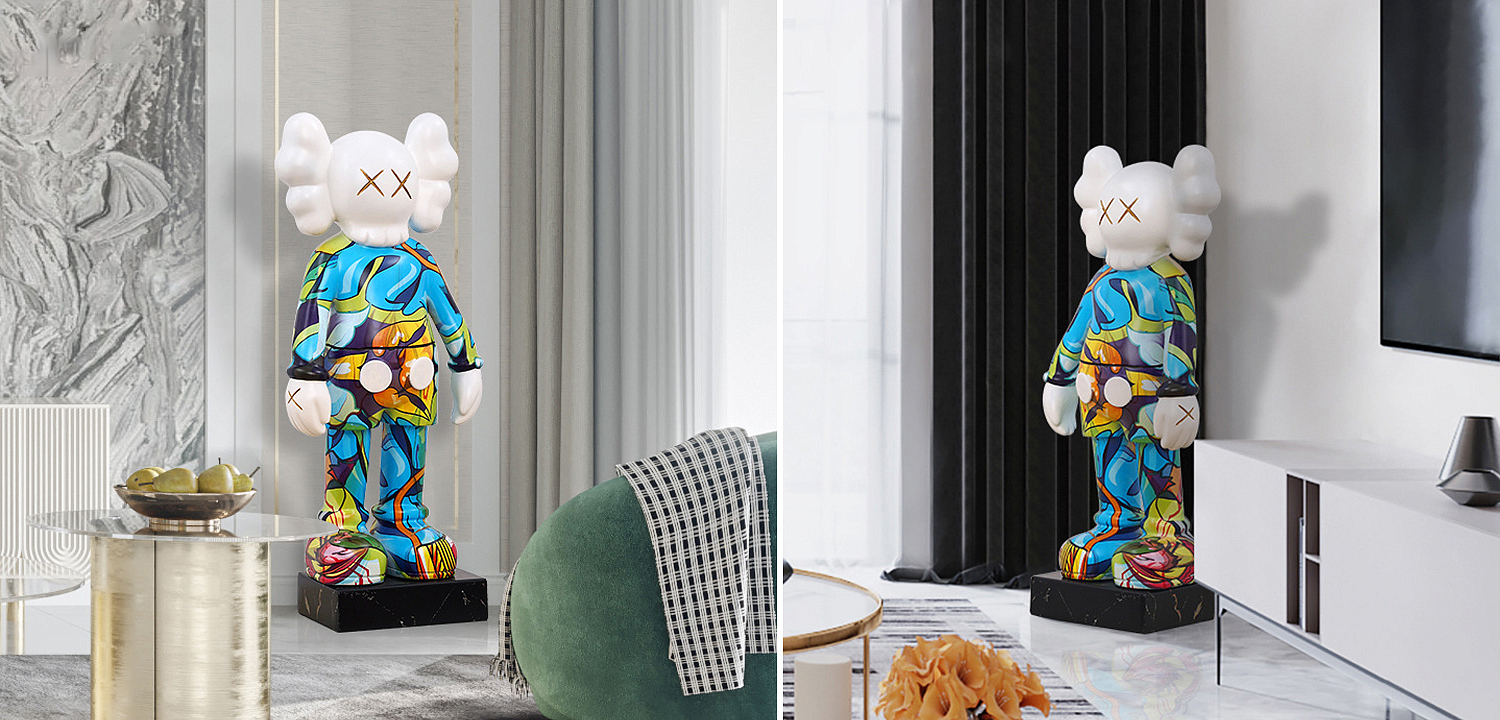 Статуэтка KAWS Painted on stand Статуэтка KAWS Painted on stand - Loft-Concept в Перми