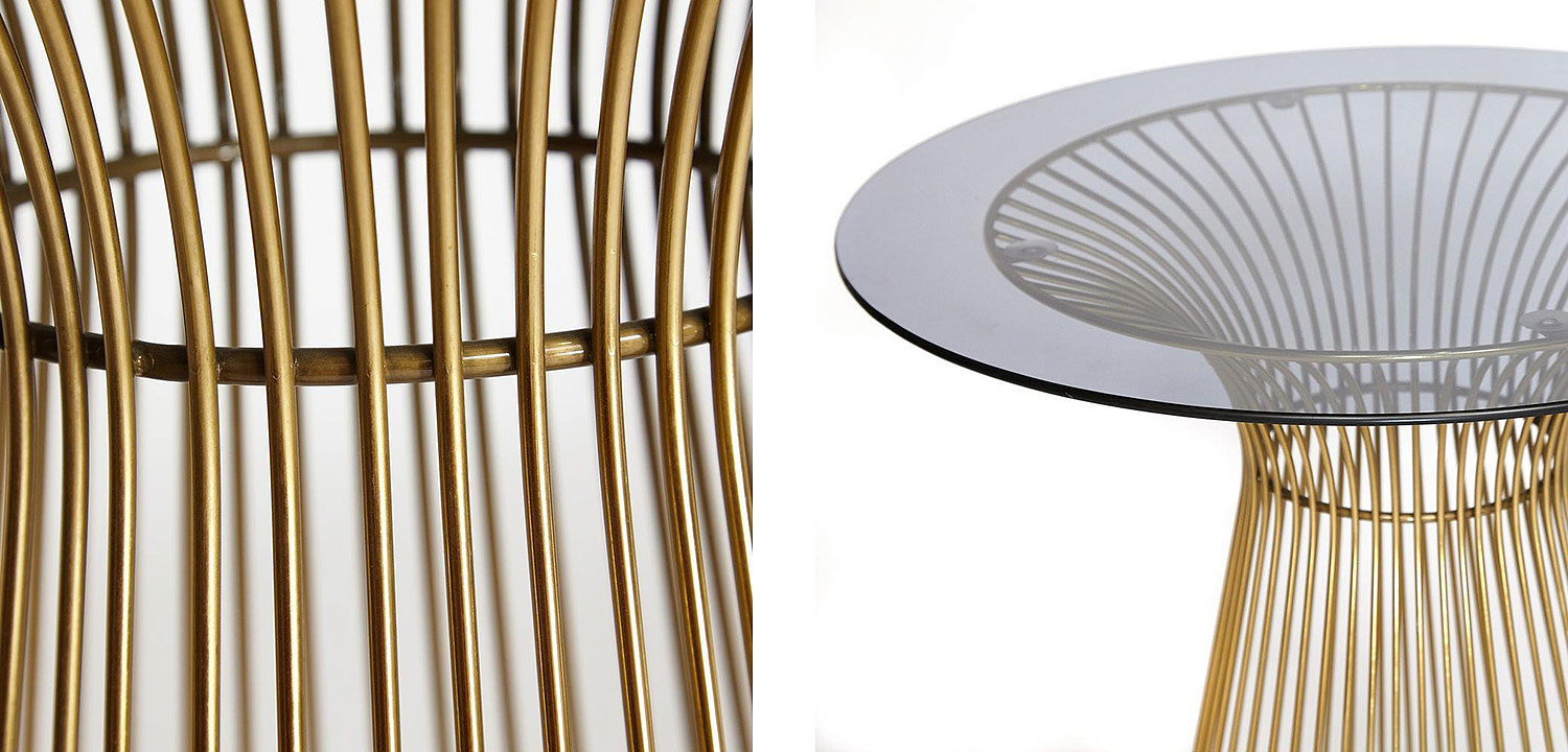 Обеденный стол Platner table gold Обеденный стол Platner table gold - Loft-Concept в Перми
