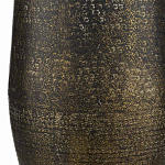 Торшер с фактурным массивным корпусом и тканевым цилиндрическим абажуром Textured Monolith варинант исполнения - 4 | Loft Concept в Перми