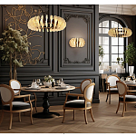 Люстра круглая с фактурными элементами в виде ракушек Inspired Sea варинант исполнения - 6 | Loft Concept в Перми