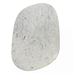 Журнальный столик овальный с мраморной столешницей Decor Showcase варинант исполнения - 2 | Loft Concept в Перми