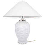 Настольная лампа керамическая с абажуром Valencia варинант исполнения - 2 | Loft Concept в Перми