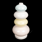 Настольная лампа из стеклянных сфер в пастельных тонах Высота 40 см Pastel Lunaria варинант исполнения - 3 | Loft Concept в Перми