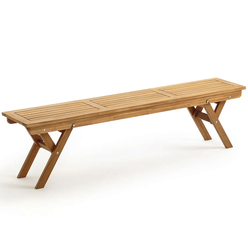 Деревянная скамья складная Jerome Wood Bench Древесина в Перми | Loft Concept 