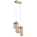 Подвесной светильник волнистой формы из фактурного стекла Wave варинант исполнения - 1 | Loft Concept в Перми