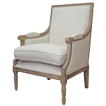 Кресло William Classical Armchair beige flax варинант исполнения - 3 | Loft Concept в Перми