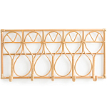 Настенная вешалка из ротанга Wila Wall Hanger L варинант исполнения - 3 | Loft Concept в Перми