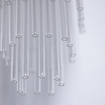 Бра с круглым основанием и длинными прозрачныи стеклянными трубками Nembus варинант исполнения - 6 | Loft Concept в Перми