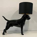 Лампа COLLECTION OF DOGS с абажуром Бультерьер варинант исполнения - 9 | Loft Concept в Перми