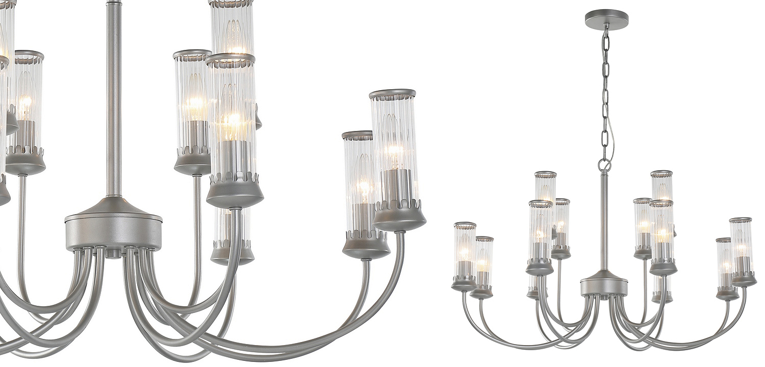 Люстра Morgane Chandelier silver 78 Люстра Morgane Chandelier silver 78 - Loft-Concept в Перми