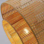 Подвесной светильник с абажуром из плтеного бамбука Light Inside the Cell варинант исполнения - 5 | Loft Concept в Перми