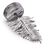 Статуэтка Metal Flowers античная платина варинант исполнения - 2 | Loft Concept в Перми