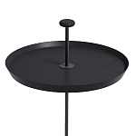 Pin журнальный столик чёрный из натурального дуба и бетона варинант исполнения - 1 | Loft Concept в Перми