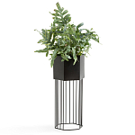 Кашпо Elevated Planters Сlive 59 черное  варинант исполнения - 2 | Loft Concept в Перми