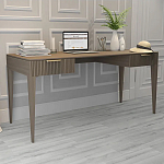 Рабочий стол коричневый с 2-мя ящиками Harper Line варинант исполнения - 2 | Loft Concept в Перми