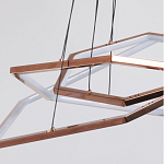 Люстра с 3-мя подвесами в виде шестиугольников Hexagon Horizontal варинант исполнения - 6 | Loft Concept в Перми