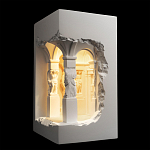 Встраиваемый в стену гипсовый светильник под покраску с колоннами и арками в античном стиле Antiquity Athena варинант исполнения - 5 | Loft Concept в Перми