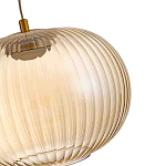Подвесной светильник с янтарным рифленым стеклянным плафоном Ferm Living варинант исполнения - 6 | Loft Concept в Перми