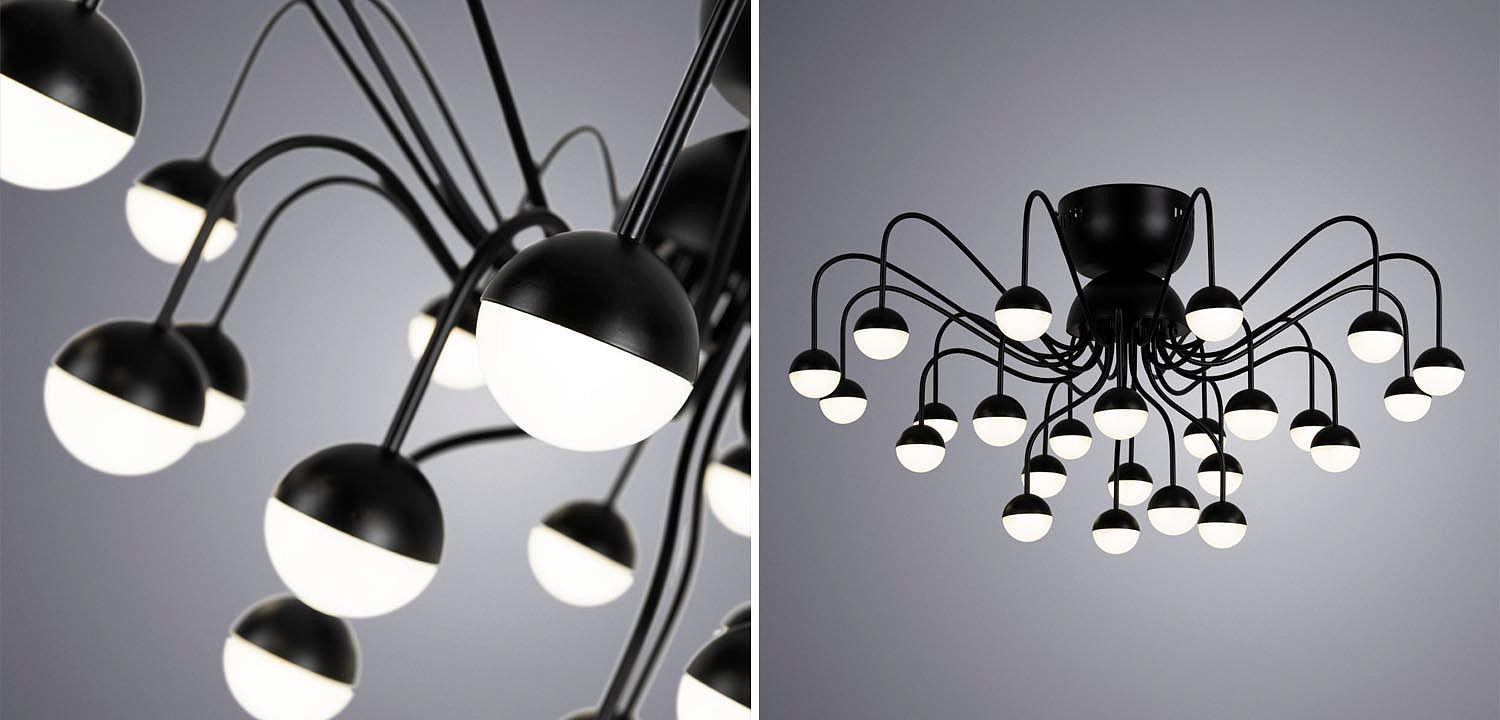 Потолочная люстра Vilelme Chandelier black Потолочная люстра Vilelme Chandelier black - Loft-Concept в Перми