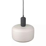 Подвесной светильник с круглым бежевым плафоном Quentin варинант исполнения - 3 | Loft Concept в Перми